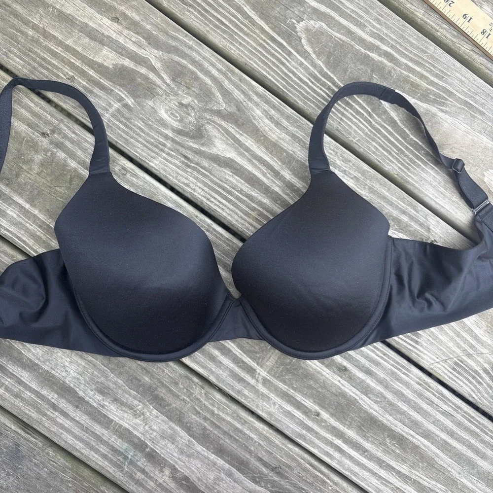 Soma Enhancing Shape Full Coverage Smooth Cup Underwire Bra black Size 36DD